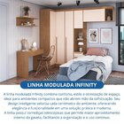 Guarda-roupa Solteiro Modulado 6 Peças Infinity Cedro|blush